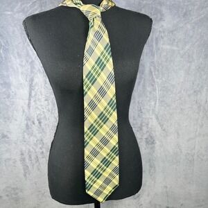 Eredi Pisano Silk Necktie Plaid Pattern‎ Italy Designer Mens Tie